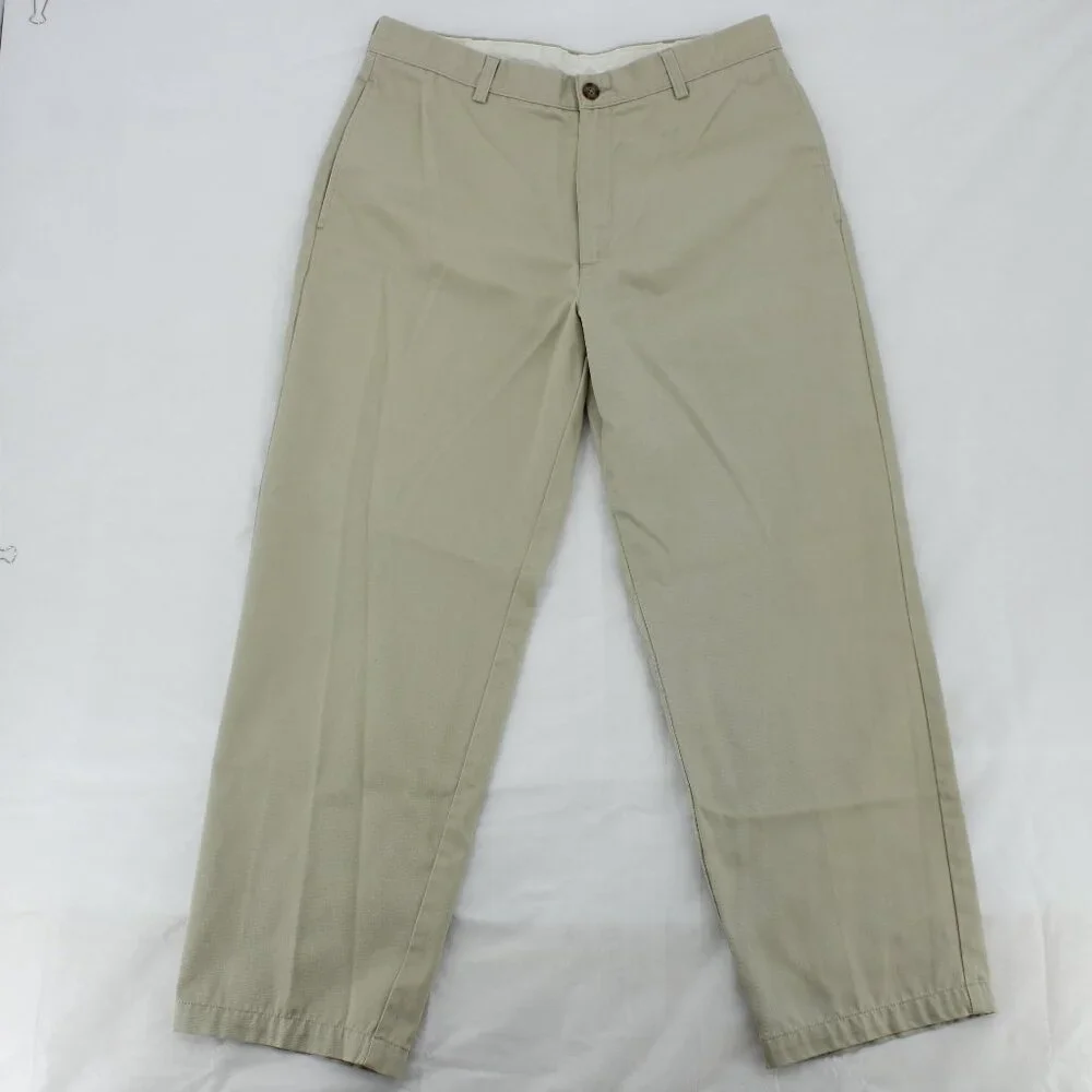 Vintage L.L. Bean Double L Chinos –‎ Khaki – Fit: Classic - Size 35